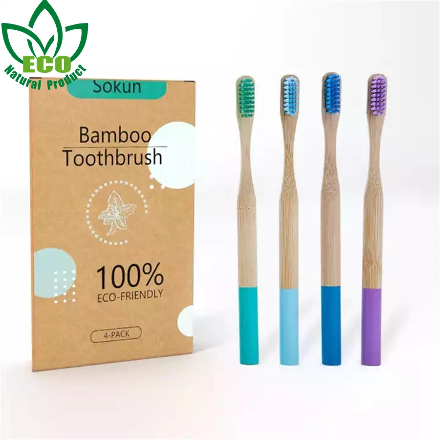 Cepillo Dientes Bambu Brosse a Dent Bambou Charcoal Wholesale Bamboo Toothbrush