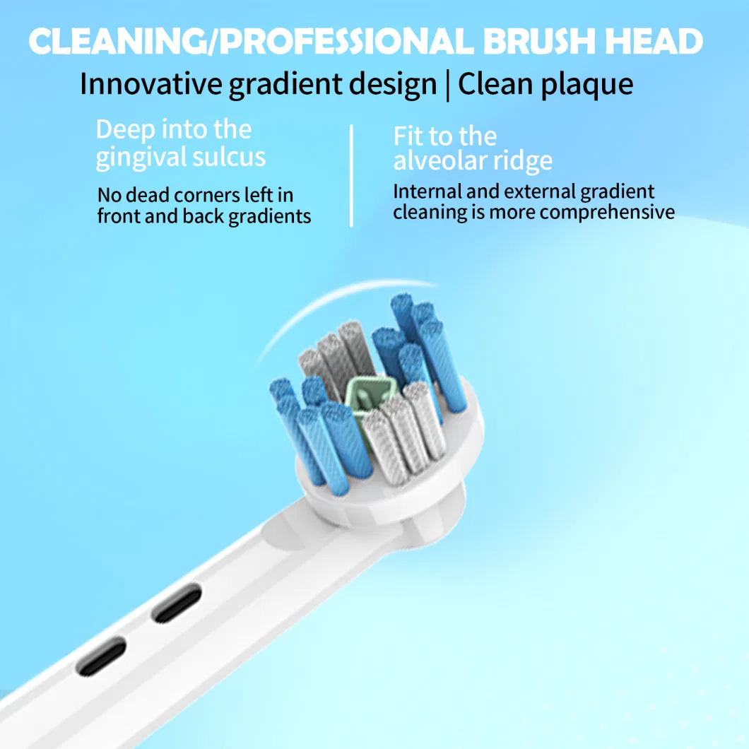 Rotating Replacement Heads DuPont Bristle Electric Toothbrush Head