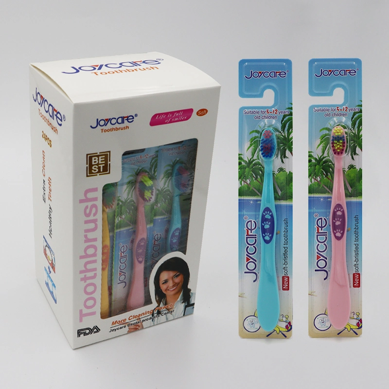 Special Offer Kids Children Toothbrush 3D Logo Printing/Polished Soft Bristles