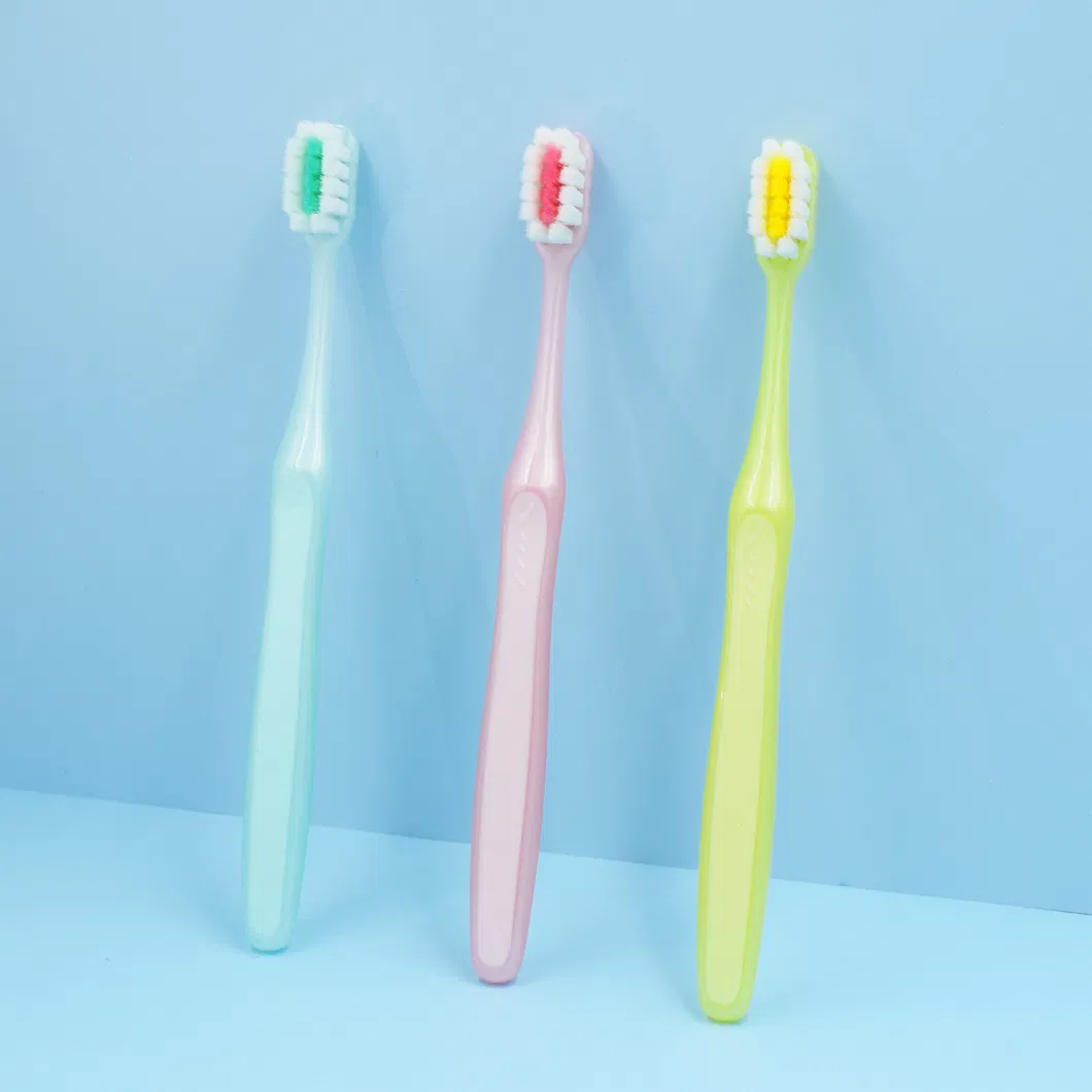 High Quality Soft Bristles Comfortable Handle Deep Cleaning Adult Toothbrush