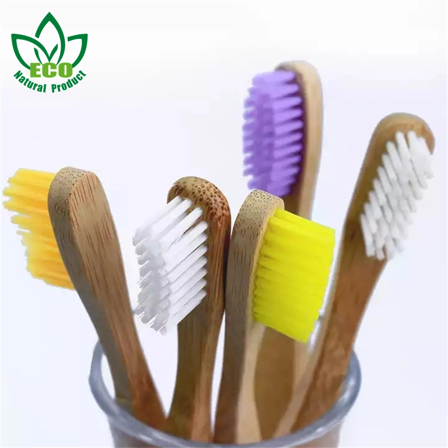 10PCS Colorful Natural Soft Bristle Bamboo Toothbrush Set