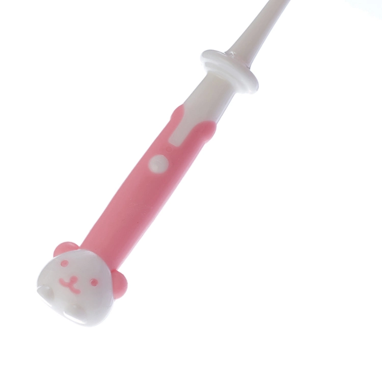 Custom Private Label Premium Soft Bristle Children Tooth Brush Wholesale Plastic Baby Kids Toothbrush with Toy