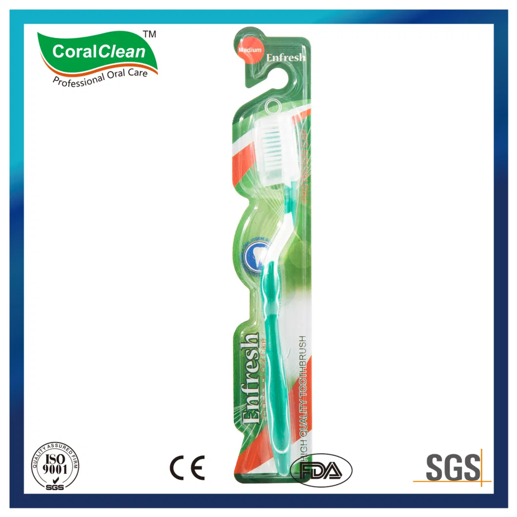 Fresh up DuPont Filaments Toothbrush with Soft Rubber Handle
