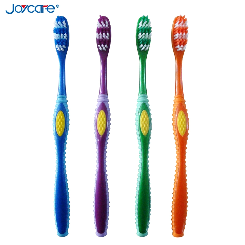 FDA Approved Deep Cleaning Wave Shape Soft Bristles/Custom Logo Printing Adult Toothbrush
