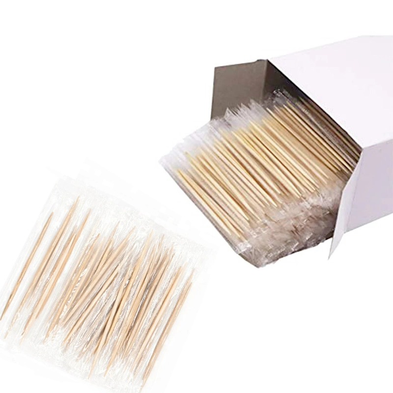 65mm Individual Toothpick Disposable Fruit Toothpicks, Hotel, Restaurant Toothstick Bamboo