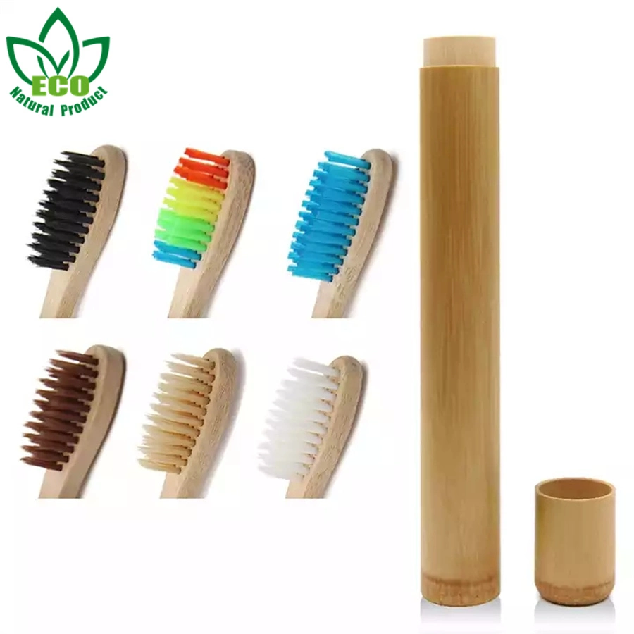 Wholesale Bamboo Toothbrush Charcoal Private Label Soft BPA Free Bristles Biodegradable Bambu Cepillo De Dientes