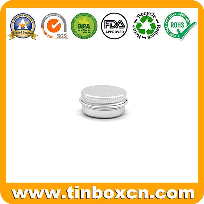 5ml 10ml 15ml 25ml 30ml 50ml 60ml Cometics Wax Candle Metal Tin Aluminum Jars