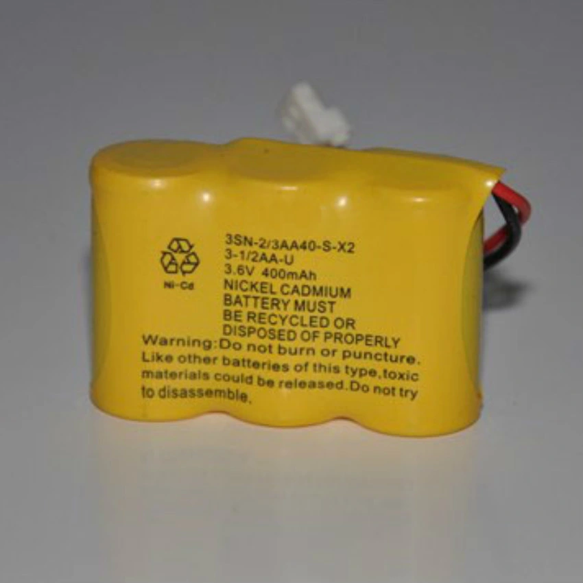 Ni-CD 2/3AA*3 3.6V 450mAh Battery Pack