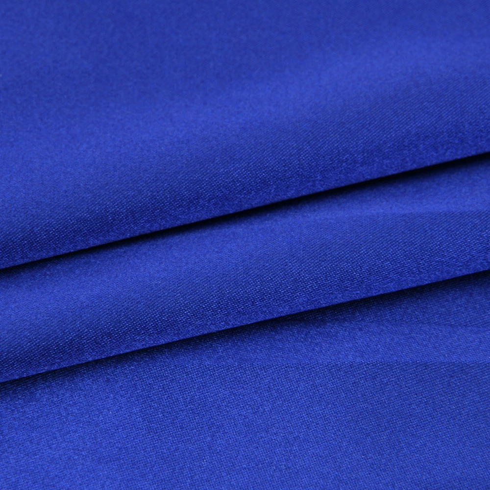 Custom Color 95%Polyester 5%Spandex Shiny Satin Fabric Stretch for Pajamas Wedding Dress