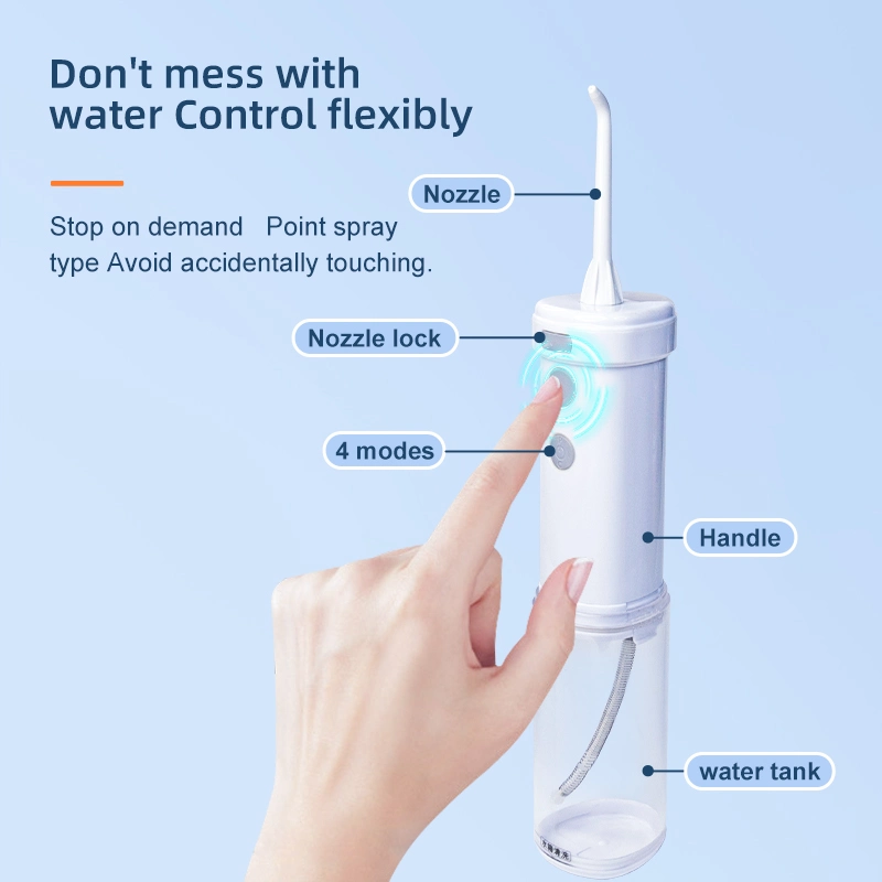 Efficiently High Pressure Waterproof Mini Love Oral Irrigators Water Flosser for Cleaning