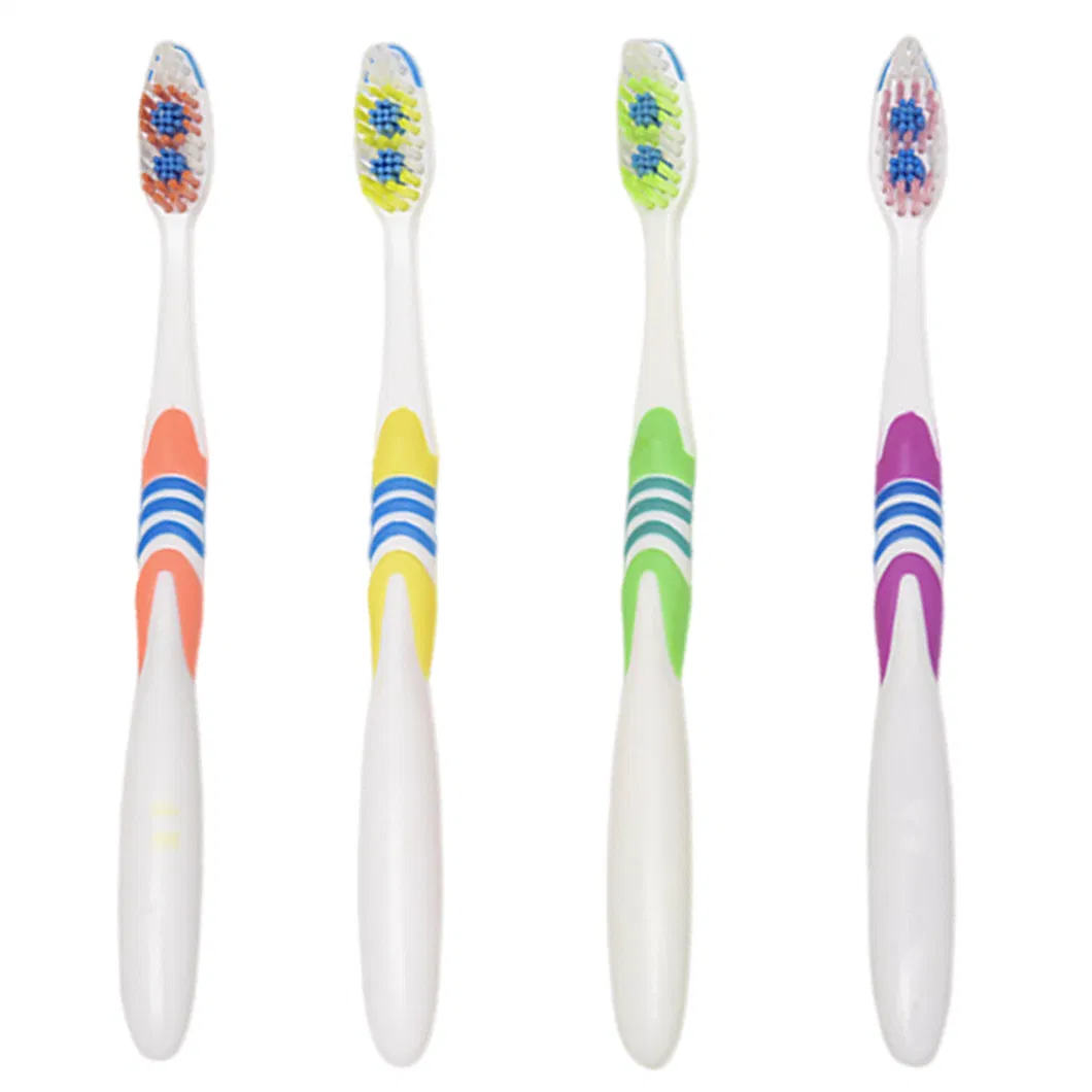 Professional OEM/ODM Rubber Bristle Functional Use Safety Toothbrush