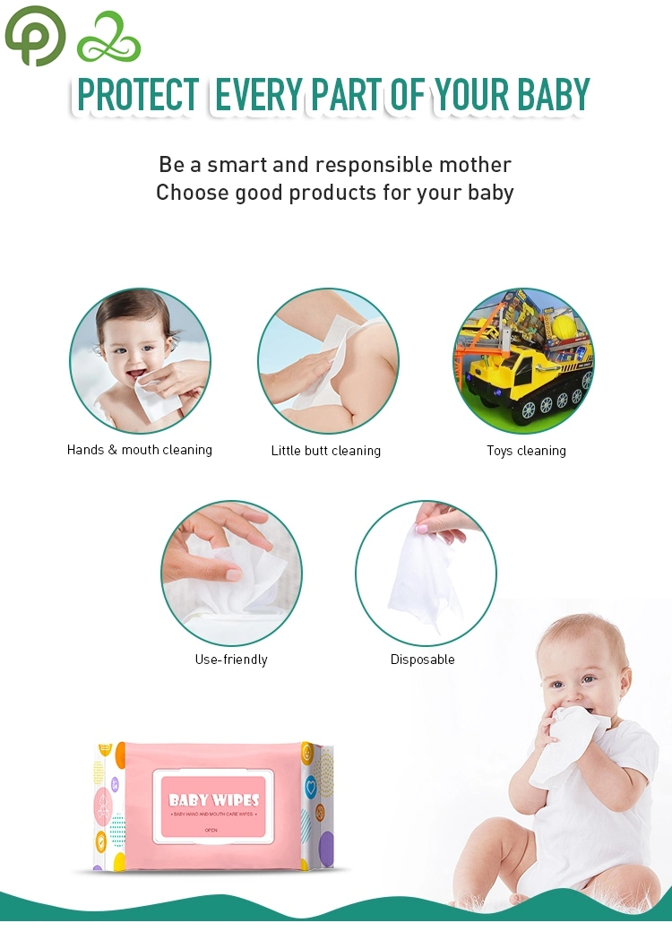 Factory Wholesale Natural Organic Biodegradable Disposable Travel Cleaning Baby Wet Wipes