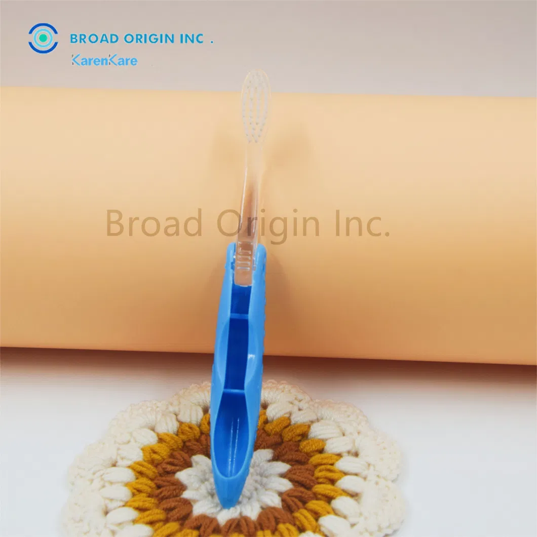 Custom Soft Bristle Portable Foldable Travel Toothbrush Adult Toothbrush