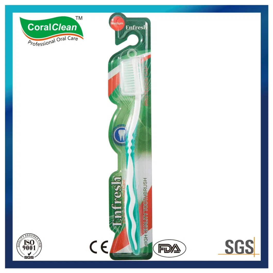 Fresh up DuPont Filaments Toothbrush with Soft Rubber Handle