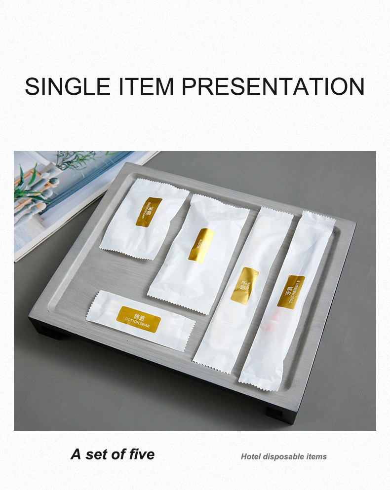 Cheap Personalized Custom Logo Hotel Disposable Toiletries Set Amenities Set Toothbrush