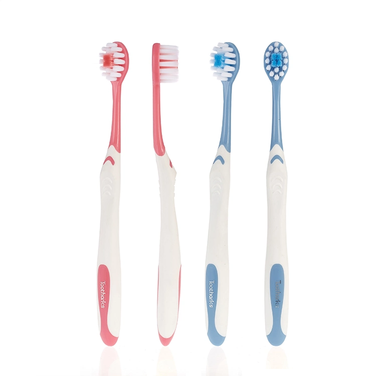 High Quality OEM Logo Nylon + PBT Ultra Soft Bristle Plastic Manual Toothbrush Household Couple Small Head Tooth Brush
