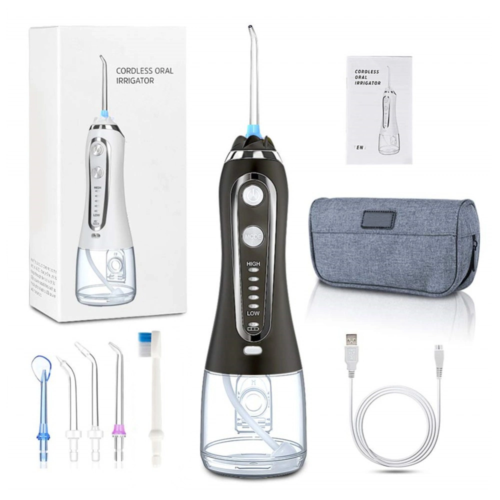 Portable Electric Water Floss Dental Cordless Oral Water Irrigator Wireless Tooth Jet Water Flosser for Travel Whitening Teeth