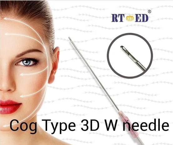 Beauty Pdo Cog Lifting Thread Pcl W Needles Korea Beauty Fio Pdo Medical Suture 23G 4D Cog Face