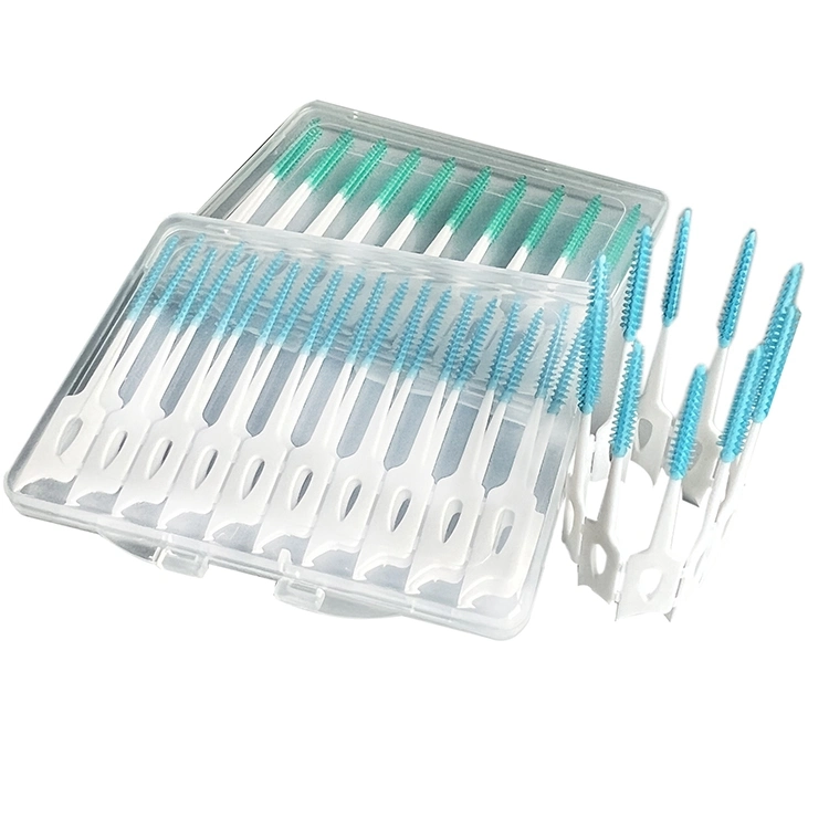 Lk-S31b Wholesale Disposable Silicone Dental Interdental Brushes Wire Manufacturers