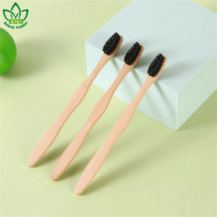 Eco-Friendly Natural Biodegradable Wooden Toothbrush Wholesale Bamboo Toothbrush