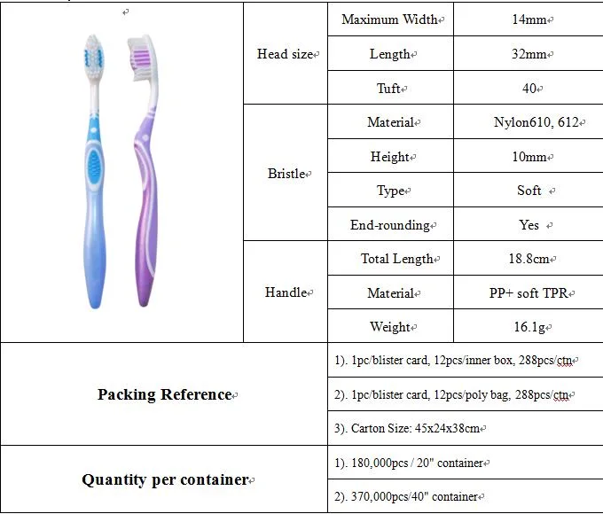 Hard Bristles Tooth Brush for Adult Remove Smoke Blots Coffee Stains Toothbrush Teeth Whitening Tool