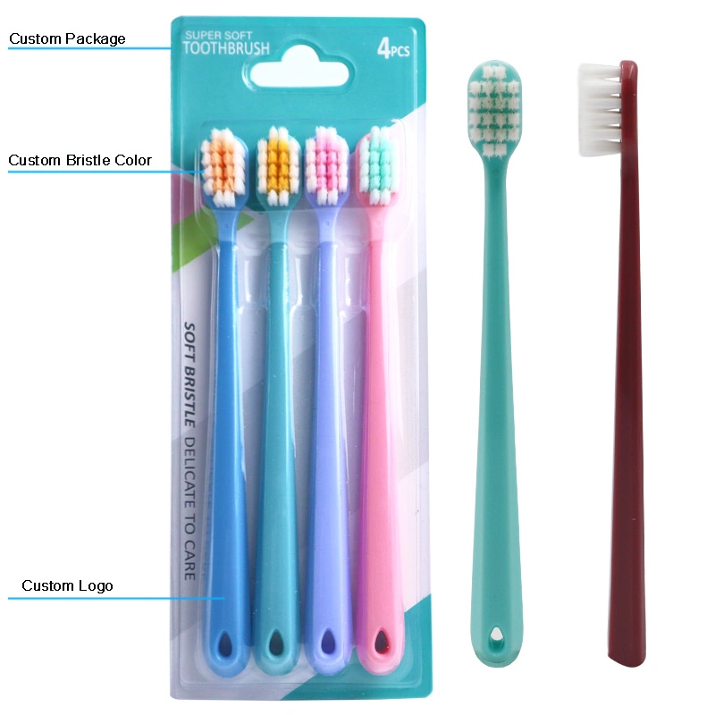 High Quality Dense Superfine Ultra Soft Bristles Hangable Toothbrush