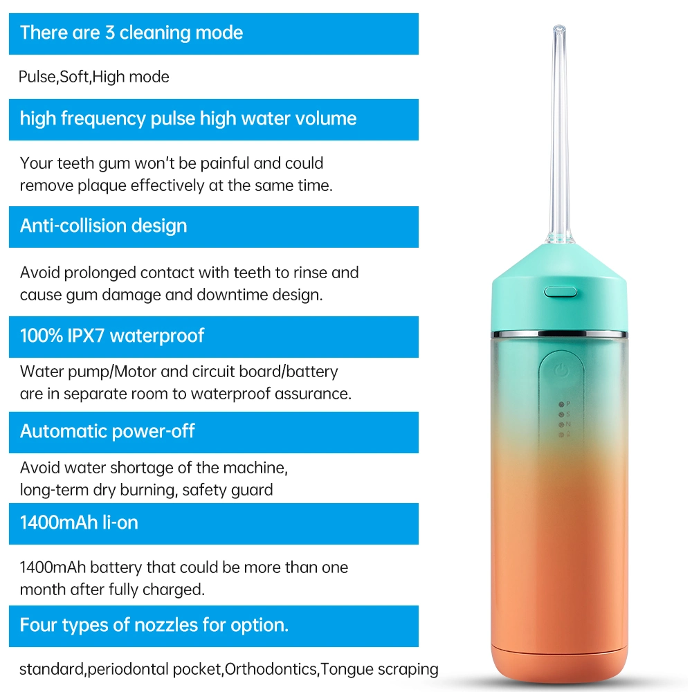 Water Flosser Oral Irrigator Cordless Water Flosser Portable Best Dental Care Irrigation Cordless USB Rechargeable Port Amazon Water Flossing Oral Irrigator Wat