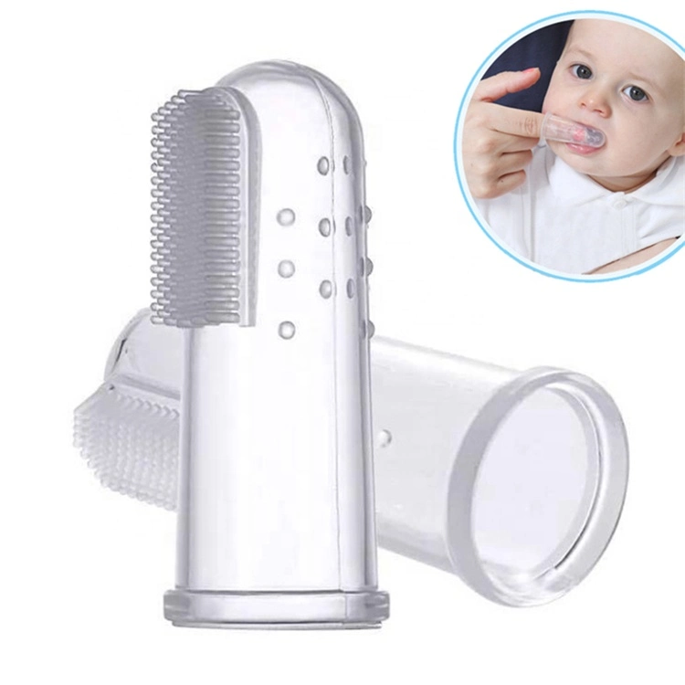 Children Teeth Clear Massage Soft Silicone Infant Rubber Cleaning Brush