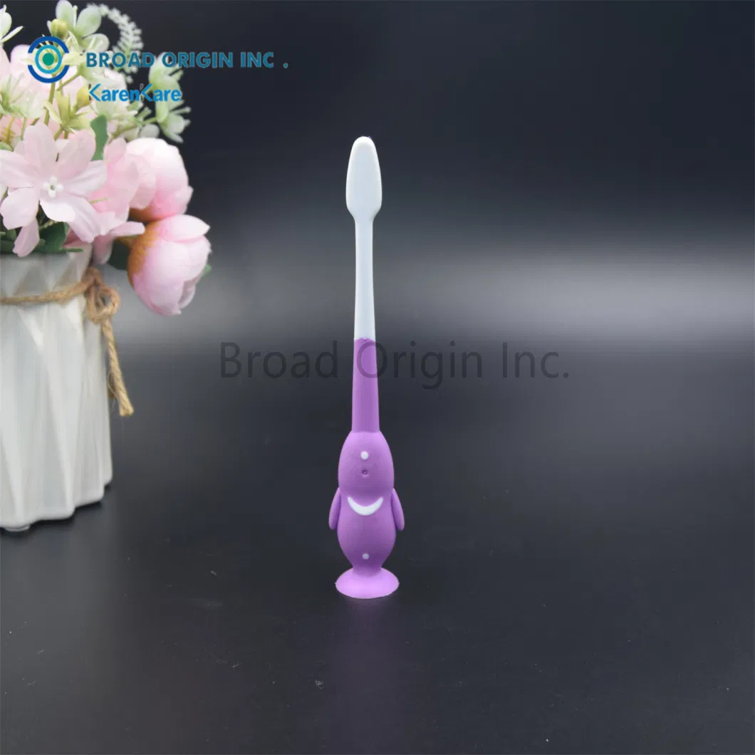 Wholesale Child Animal Toothbrush Set Children Colorful Soft Kids Toothbrush