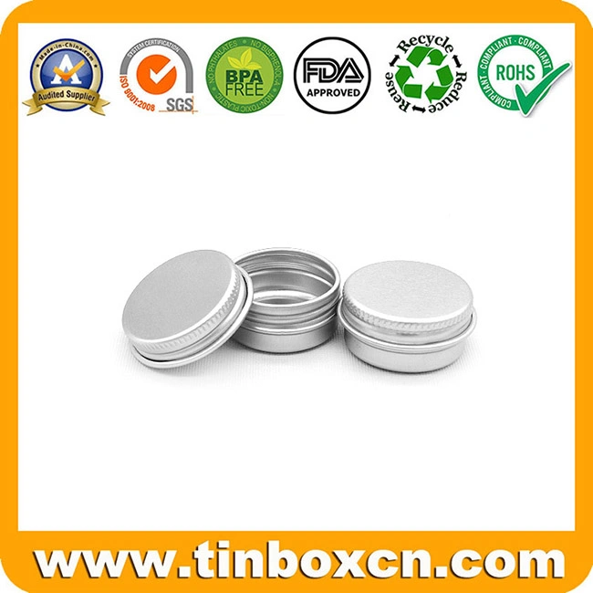 5ml 10ml 15ml 25ml 30ml 50ml 60ml Cometics Wax Candle Metal Tin Aluminum Jars