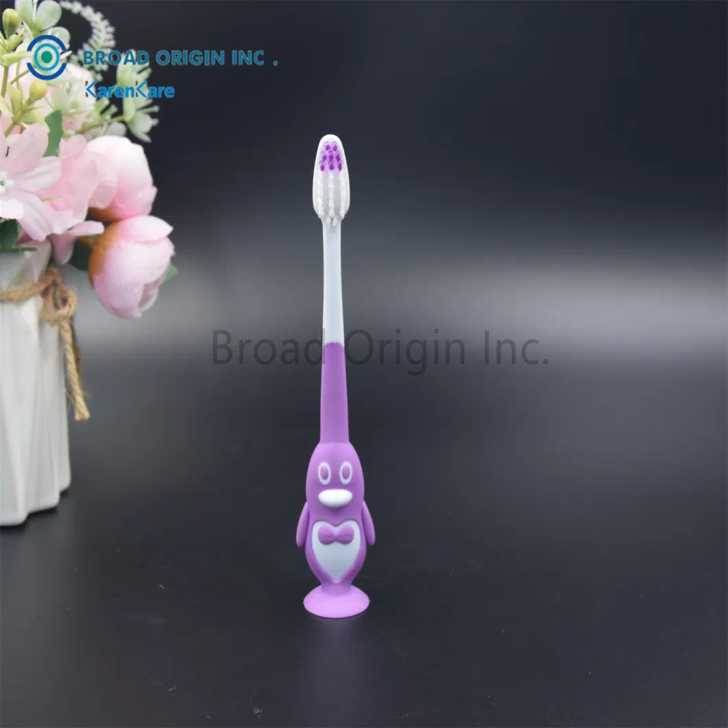 Wholesale Child Animal Toothbrush Set Children Colorful Soft Kids Toothbrush