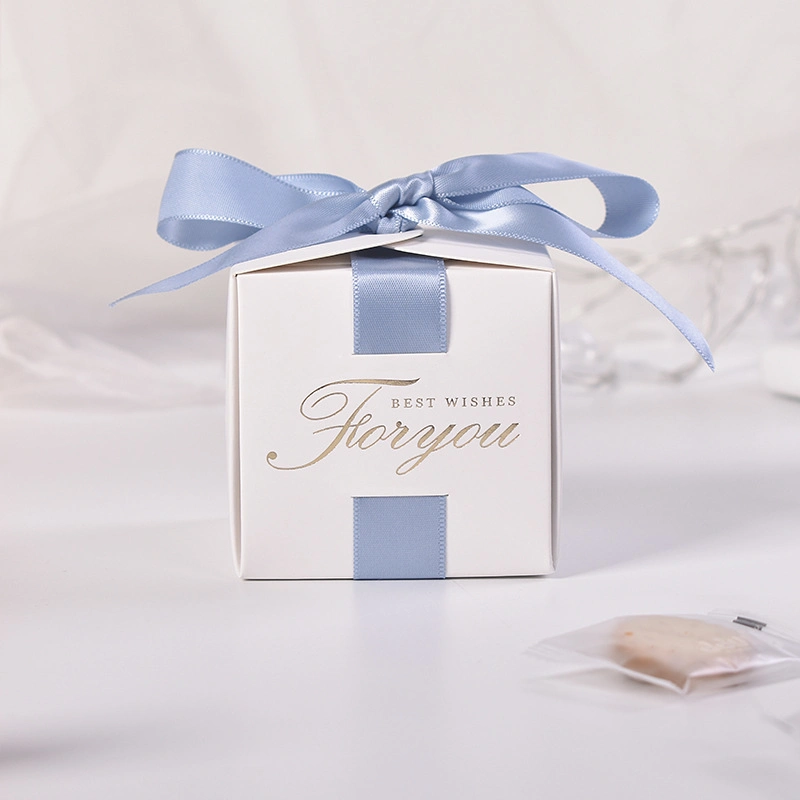 Wholesale Custom Luxury Sweet Wedding Favour Gift Candy Packaging Gift Box with Ribbon