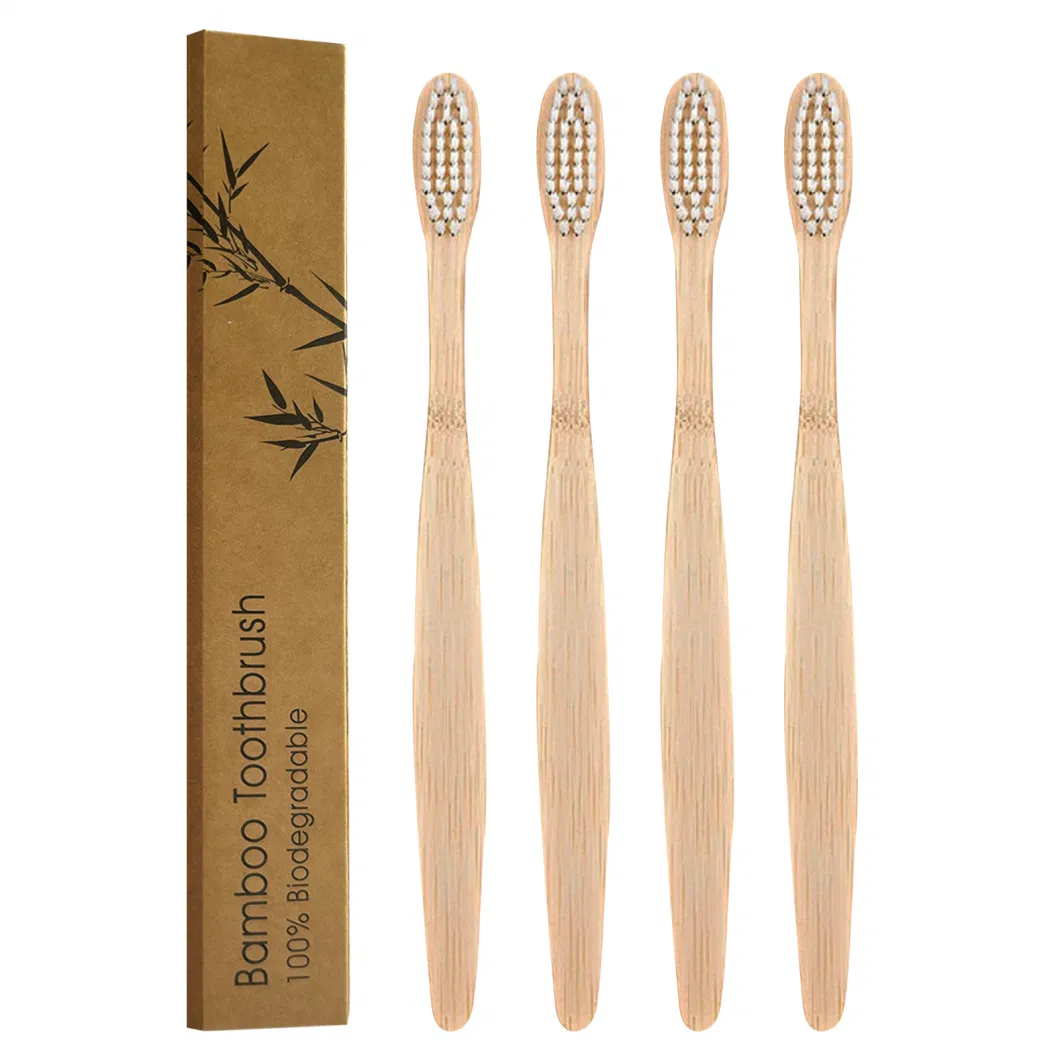 Ultra Soft Bristles Bamboo Toothbrush with Low Price with FDA