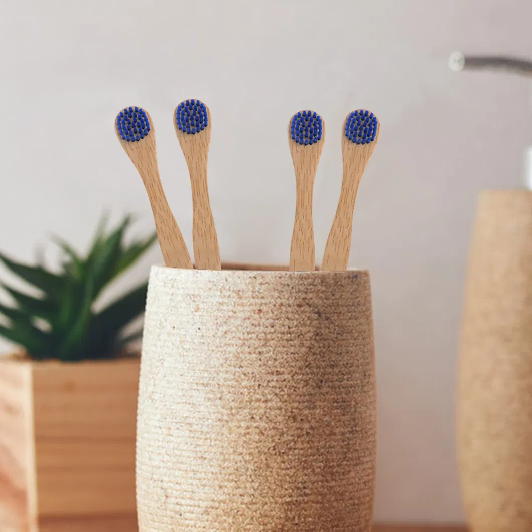 Bamboo Activated Charcoal Wood Toothbrush Home Daily Use