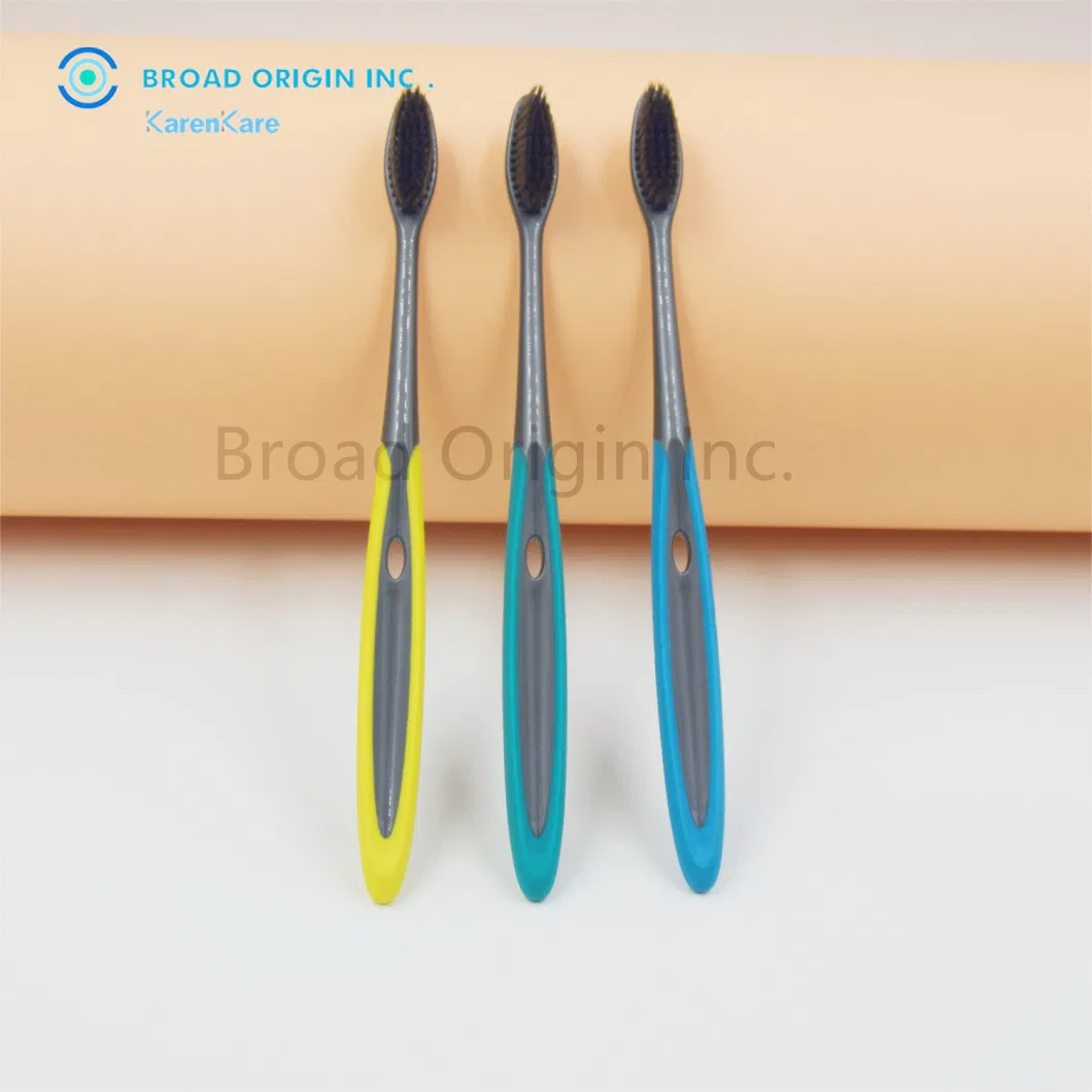 Custom Soft Bristle Portable Foldable Travel Toothbrush Adult Toothbrush