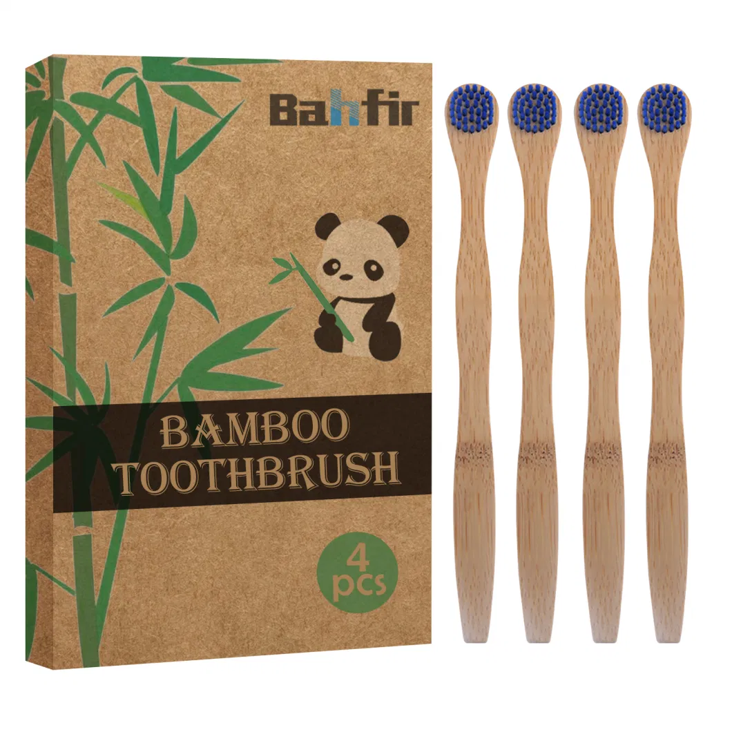 Bamboo Activated Charcoal Wood Toothbrush Home Daily Use