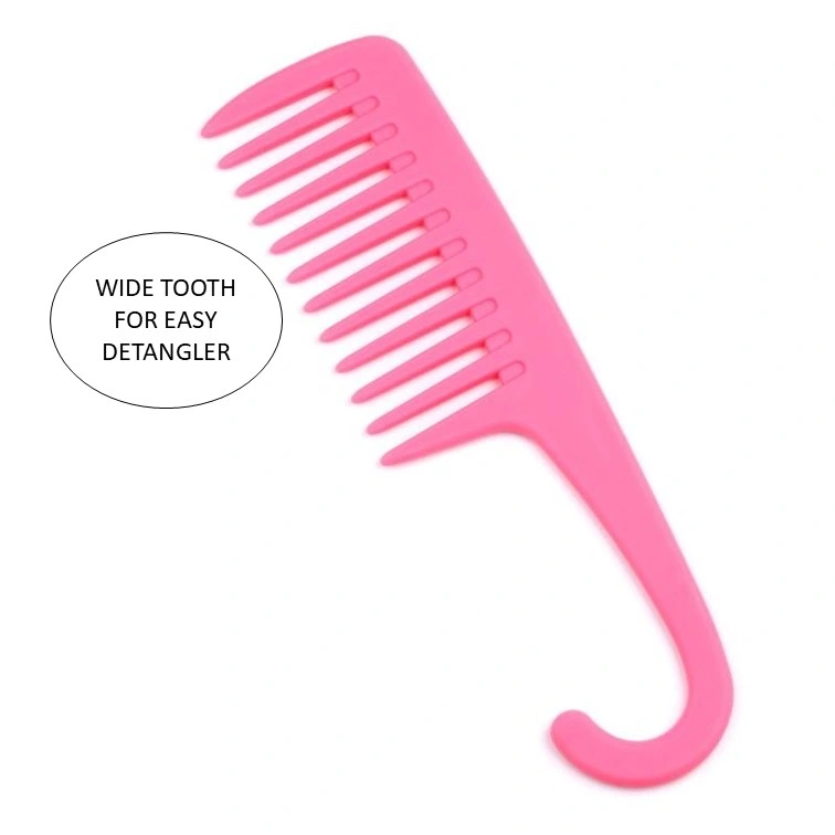 Degradable Widetooth Plastic Hair Comb Brush Handle