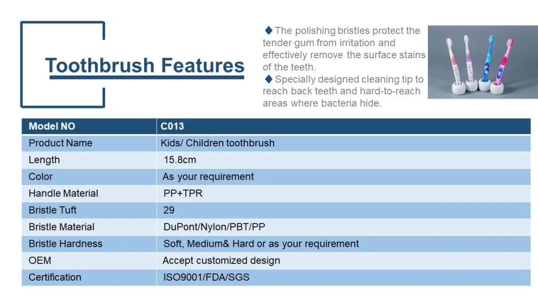 Cartoon OEM Children Toothbrush From China Manufacturer