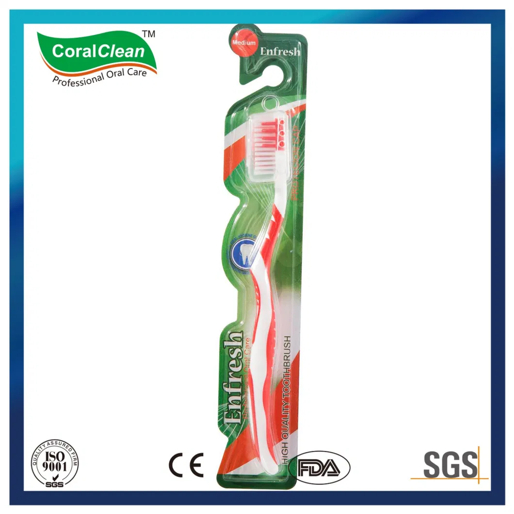 Fresh up DuPont Filaments Toothbrush with Soft Rubber Handle