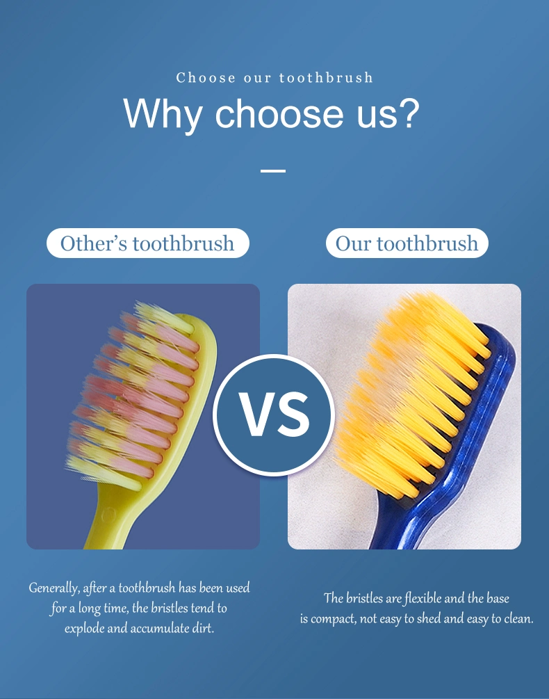 Special Offer Small Head Customized Color Cheap Adult Toothbrush Bristles Toothbrush