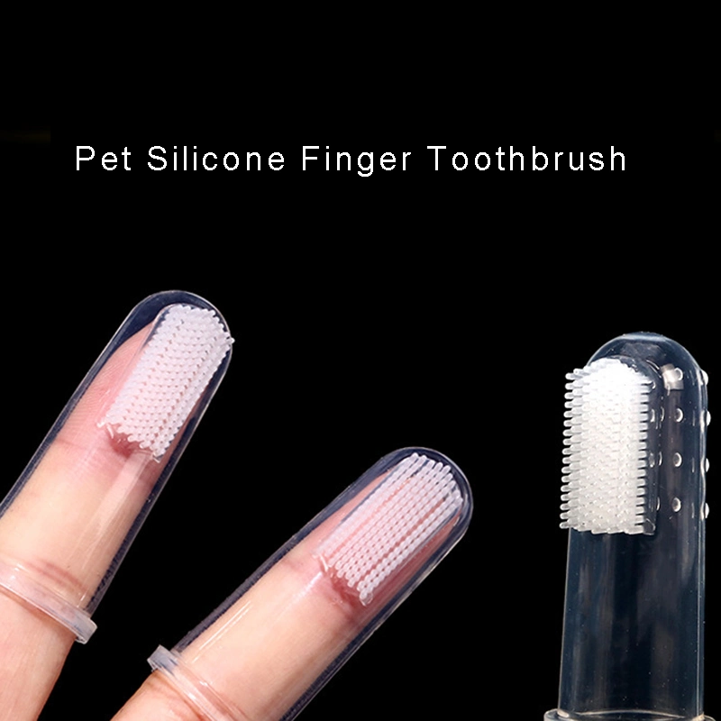 Explosion-Proof Silicone Pet Toothbrush Dog Toothbrush Finger Pet Supplies