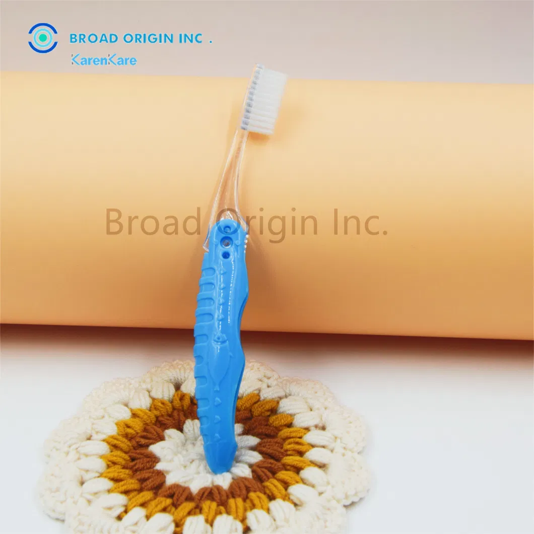 Custom Soft Bristle Portable Foldable Travel Toothbrush Adult Toothbrush