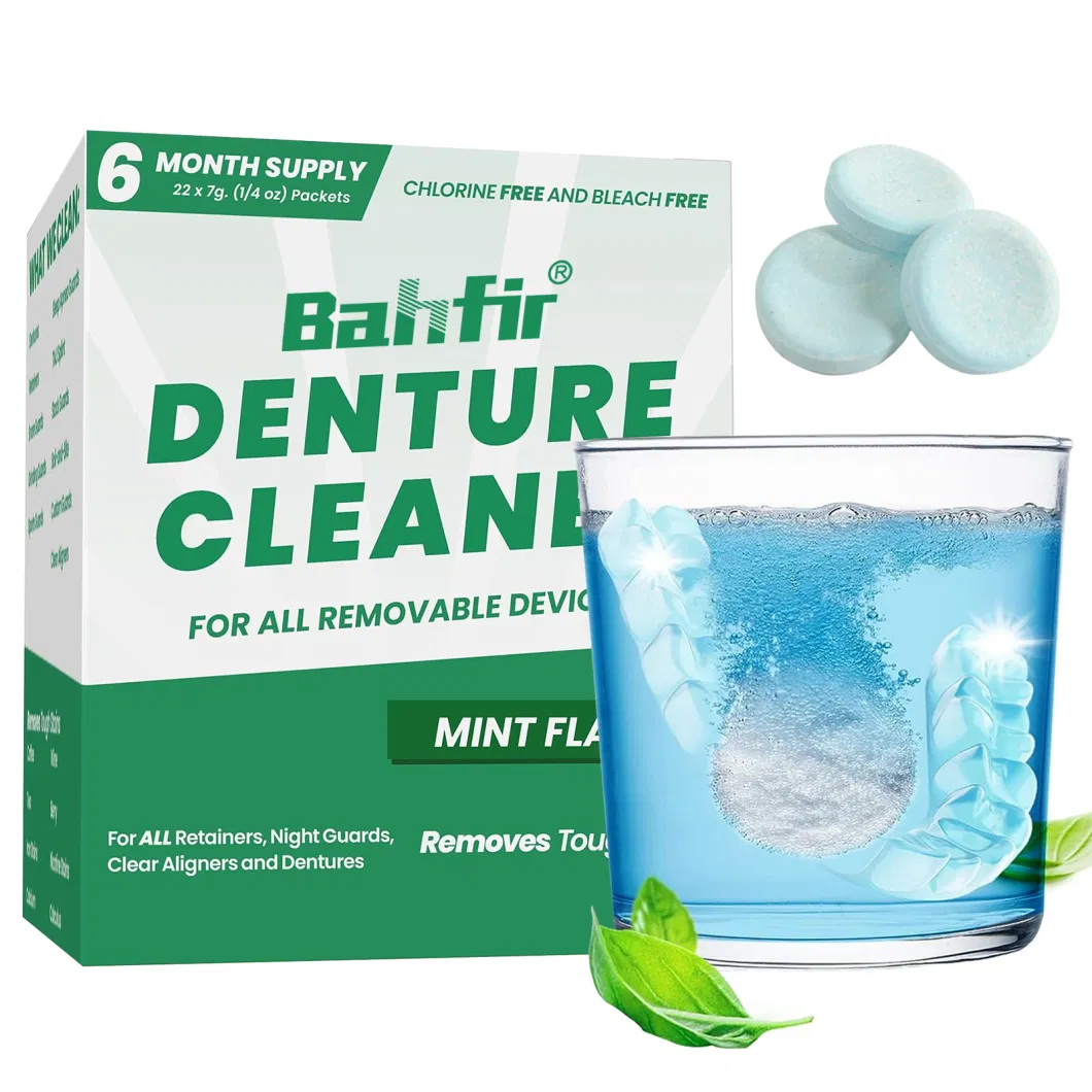 Direct Sales Denture Cleaning Tablets Ratainer Whitening Cleansing for Dental Cleaner FDA Approved at Wholesale Prices