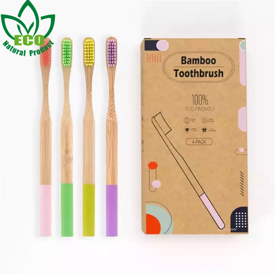 Cepillo Dientes Bambu Brosse a Dent Bambou Charcoal Wholesale Bamboo Toothbrush