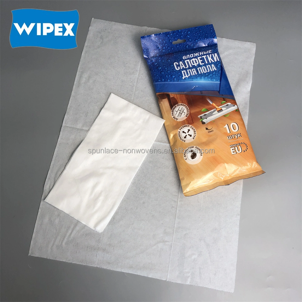 Disposable Spunlace Sweeping Refills Floor Cloth Floor Cleaning Wet Wipes