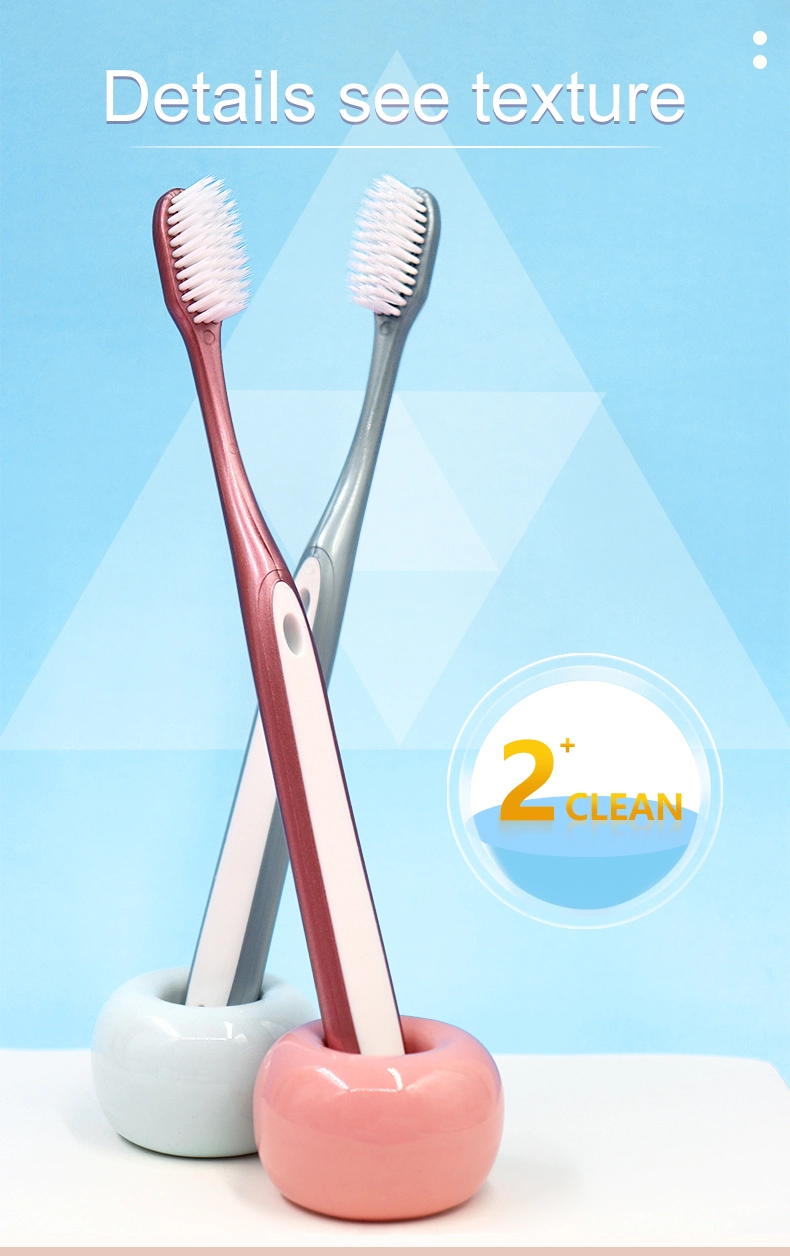 Custom Modern Design Soft Bristles Adult Toothbrush