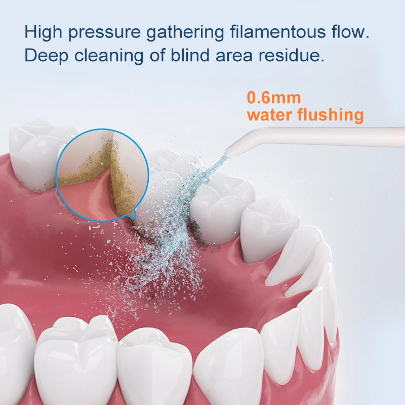 Efficiently High Pressure Waterproof Mini Love Oral Irrigators Water Flosser for Cleaning