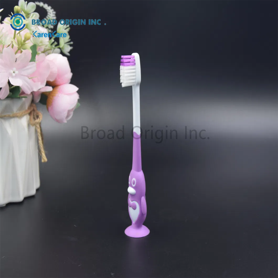 Wholesale Child Animal Toothbrush Set Children Colorful Soft Kids Toothbrush