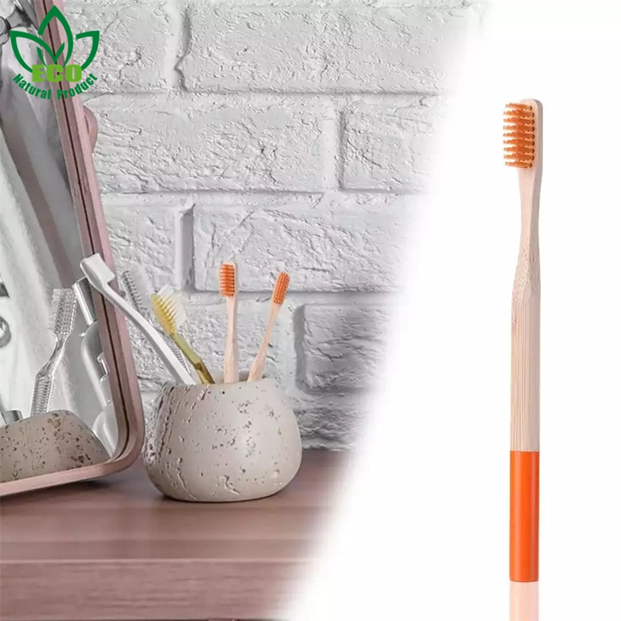 Reusable Portable Custom Logo Eco Ultra Soft Bristle Bamboo Toothbrush for Children