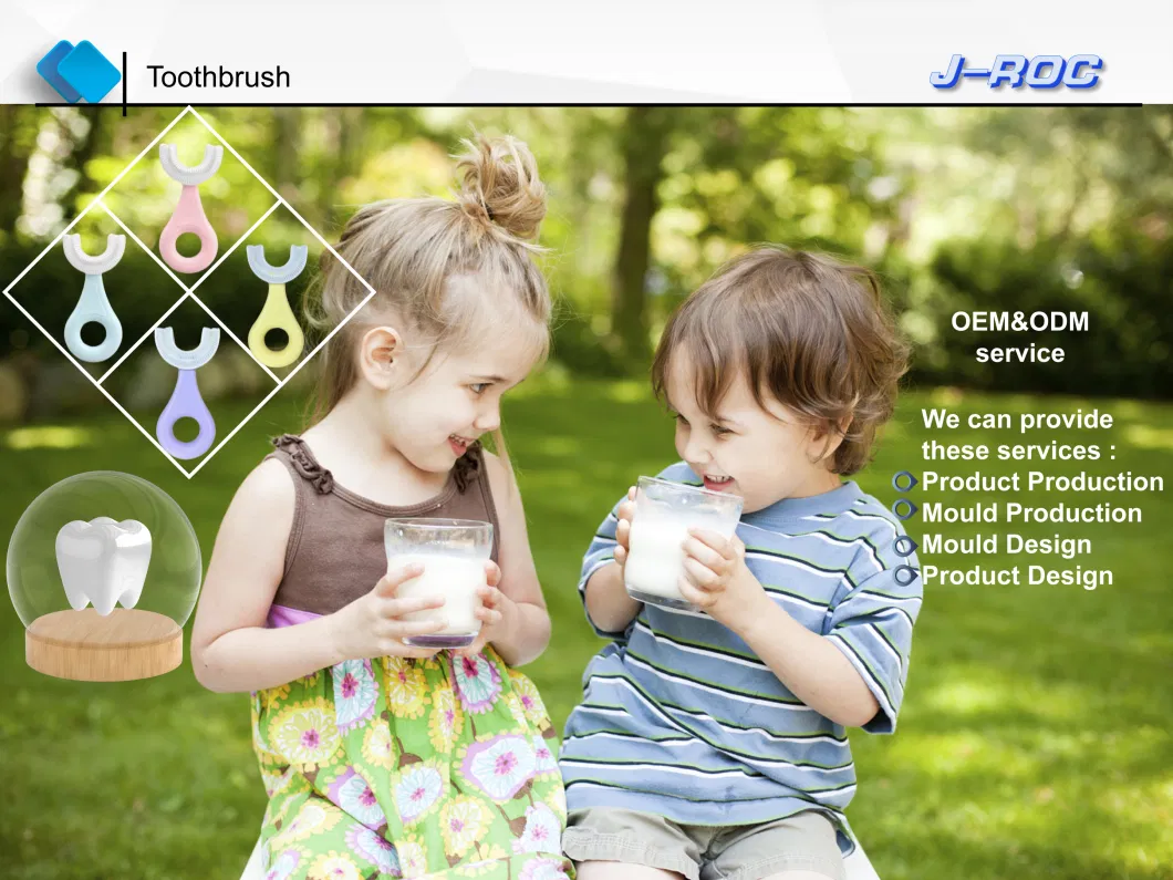 Premium Soft Bristle U Shape Children Toothbrush for Oral Care